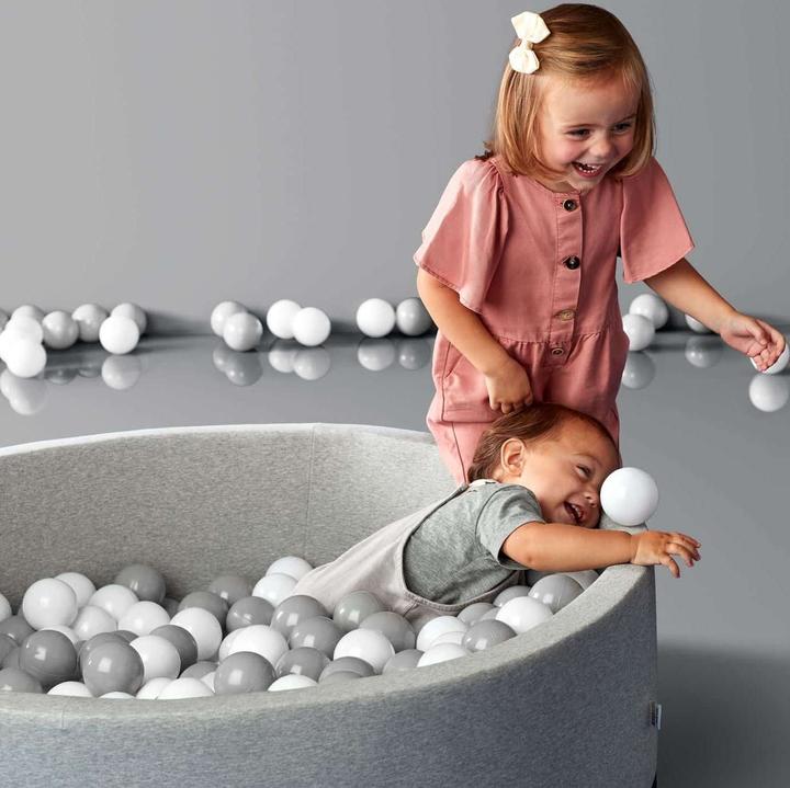 Produktbild Kidkii Bällebad Light Grey Ø120x30cm inkl. 400 Bälle