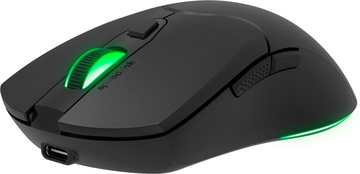 Actual product image Speedlink VELOX Rechargeable RGB Gaming Mouse - Wireless, black (Wireless)