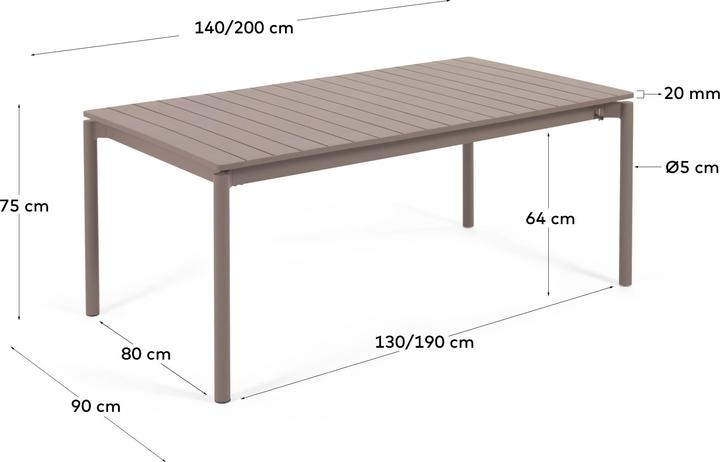Image du produit Kave Home Zaltana (140 cm)