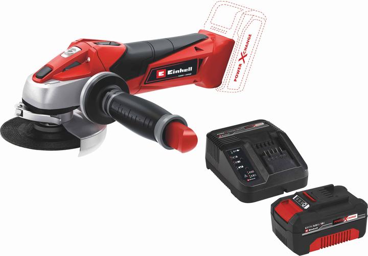 Produktbild Einhell Akku-Winkelschleifer TE-AG 18/115 Li Kit (1x 4,0 Ah)