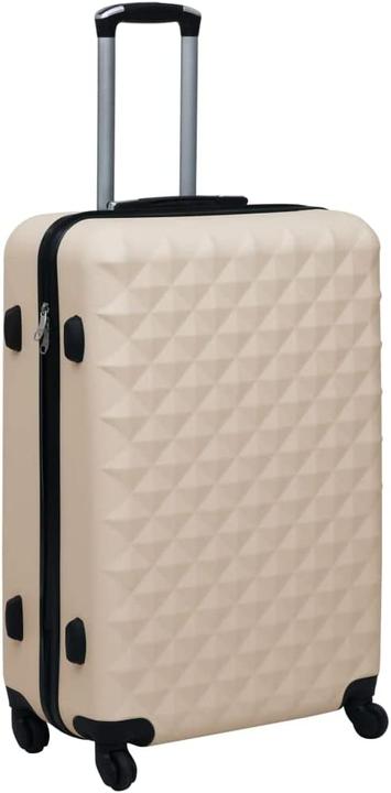Immagine prodotto VidaXL Set di trolley, oro (Bagaglio a mano (fino a 50 litri), M (50 - 90l), L (90 - 115l))