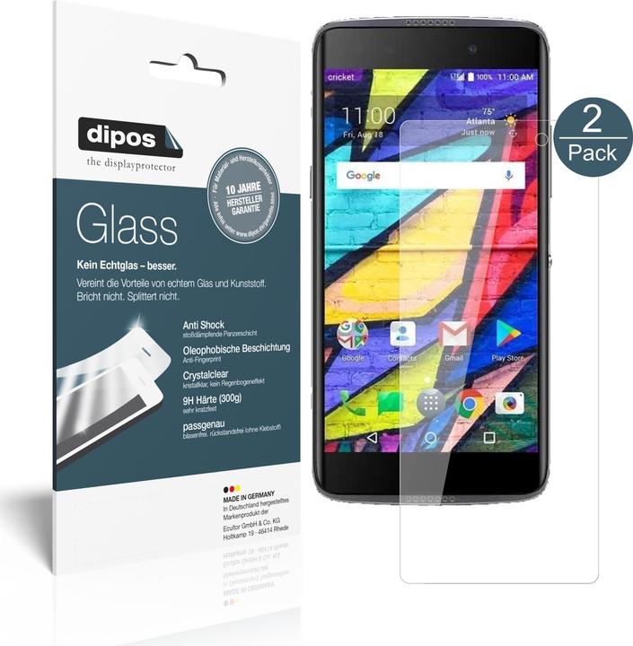 Actual product image Dipos Screen Protector Anti-Shock (1 Piece, Alcatel Idol 5 Cricket)