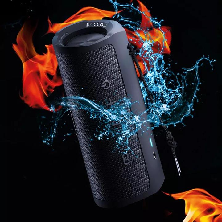 Immagine prodotto 3MK Fuego głośnik bezprzewodowy 30W Bluetooth 5.3 TWS IPX7 czarny/nero (12 h, Porta USB)