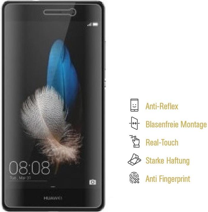 Actual product image Protectorking 1x real tempered 9H armoured glass 3D CLEAR (1 Piece, Huawei P8)