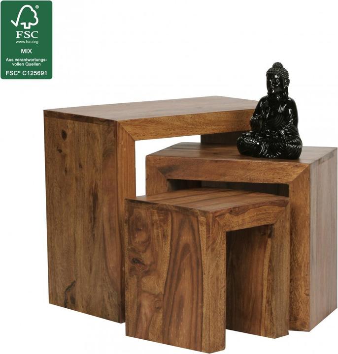 Actual product image Wohnling Mumbai (45 x 30 x 50 cm, 38 x 28 x 29 cm, 26 x 26 x 29 cm)