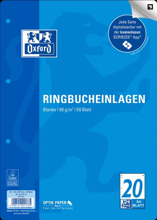 Produktbild Oxford Ringbucheinlagen, A4