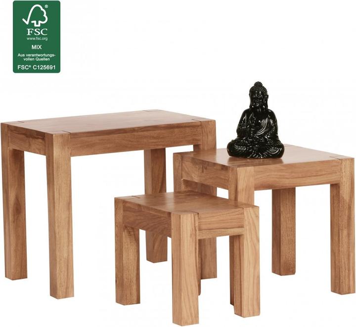 Produktbild Wohnling Mumbai (50 x 45 x 36 cm, 38 x 25 x 30 cm, 25 x 25 x 30 cm)