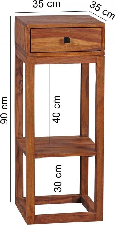 Actual product image Wohnling Mumbai (35 x 35 x 90 cm)