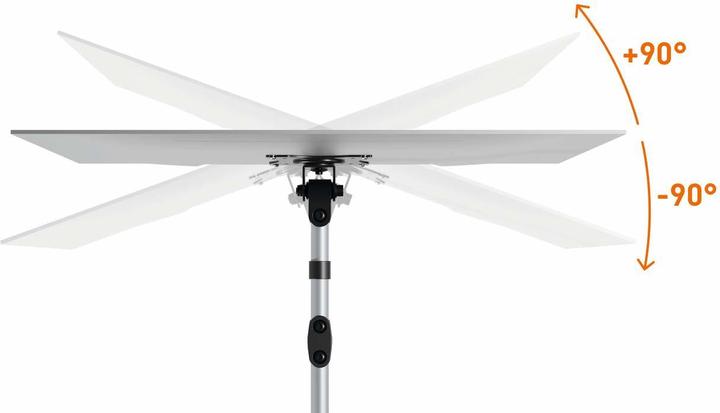Produktbild Durable Monitorhalterung SELECT für 1 Mon. Tischbef Silber (Esstisch, 27.01")