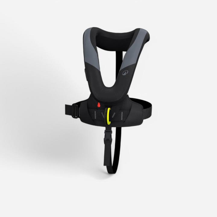 Image du produit Tribord Gilet de sauvetage autogonflant bateau Adulte LJ150N + harnais gris