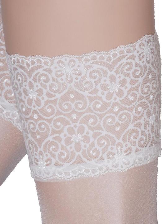Produktbild Levee Strümpfe mit Perlen, Farbe 128 champagner, Grösse 42-44 (20 DEN, 42 - 44)