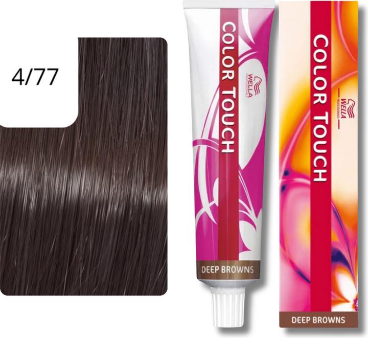 Produktbild Wella Colour Touch Deep Browns (4/77 Mittelbraun Braun-Intensiv)