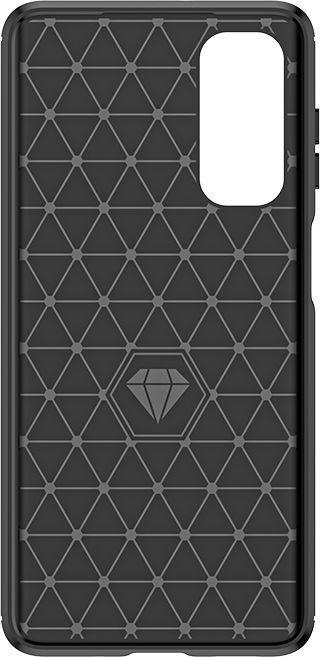 Produktbild Hurtel Flexible carbon pattern case for Samsung Galaxy M54 Carbon Case - black (Samsung Galaxy M54)