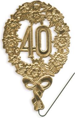 Produktbild Demmler Zahl ”40” Gold (Spezial)