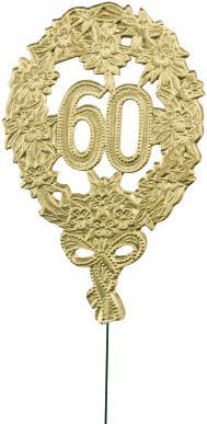 Actual product image Demmler Number "60" gold