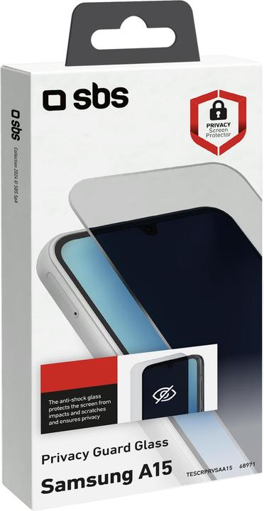 Produktbild SBS Sichtschutzglas mit Geheimfunktion (1 Stück, Samsung Galaxy A15)