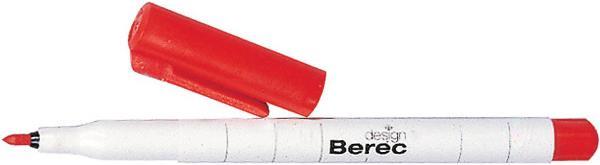 Immagine prodotto Berec Marcatore di pianificazione stretto (Rosso, 1 mm, 1 x)