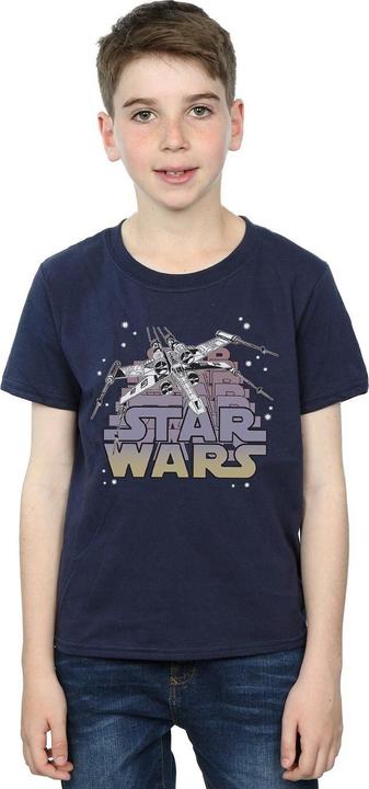 Actual product image Star Wars Boys X-Wing Starfighter T-Shirt (152, 158)