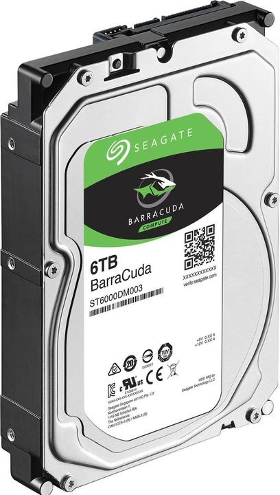 Image du produit Seagate BarraCuda (6 To, 3.5", SMR)