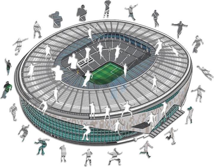Image du produit Iconic Tottenham Hotspur FC - Stade - Puzzle en bois Taille S (150 pièces) (150 pièces)