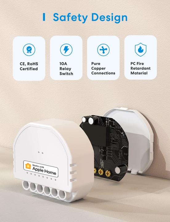 Actual product image Meross MSS810HK (Switch actuator)