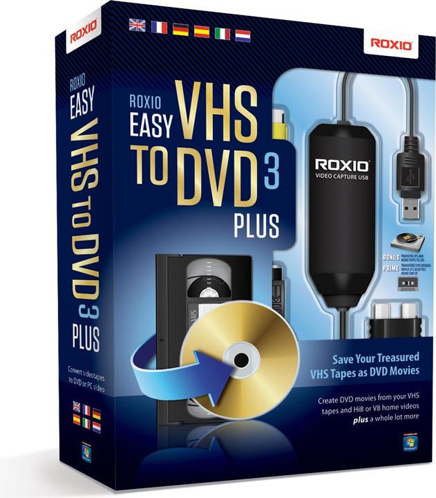 Actual product image Roxio Easy VHS to DVD 3 Plus (DVD writer)