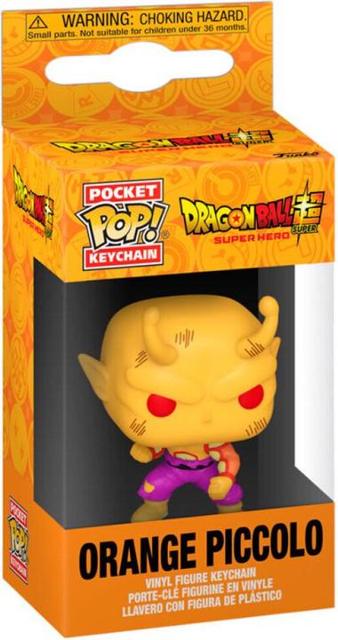 Immagine prodotto Funko Dragon Ball Super: Super Hero POP! Vinyl Schlüsselanhänger 4 cm Orange Piccolo Display (12)