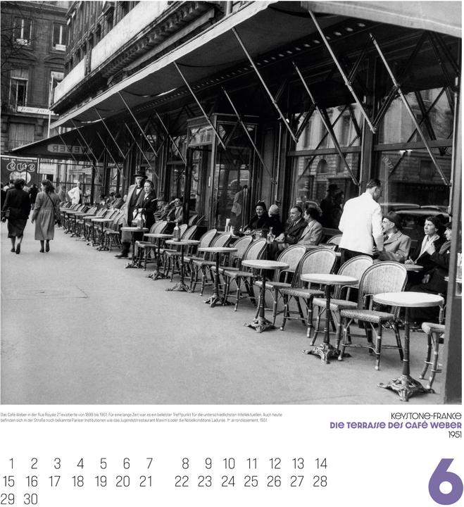 Actual product image Paris, mon amour Kalender 2026 (48 x 54 cm, Hardcover, German)