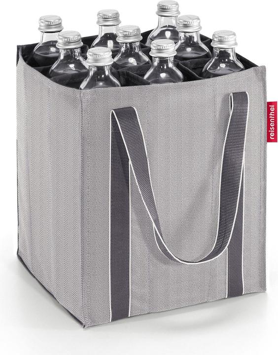 reisenthel bottlebag herringbone grey