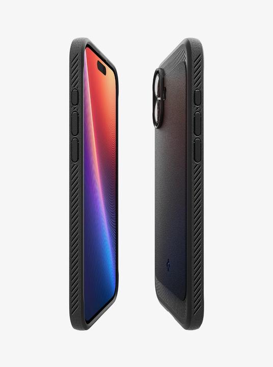 Actual product image Spigen Rugged Armor Mag Magsafe case for iPhone 16 Plus 6,7" matte black (Apple iPhone 16 Plus)