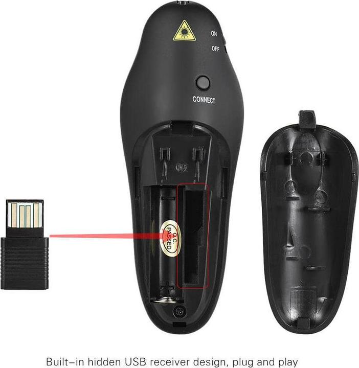 Actual product image JTI Remote control for presentations with integrated laser pointer