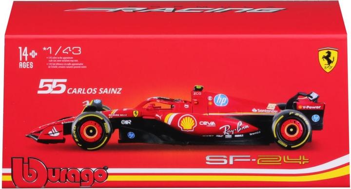 Actual product image Bburago Ferrari F1 SF-24 1/43 Sainz 2024
