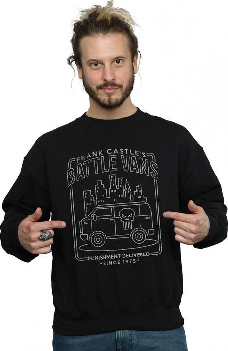 Produktbild The Punisher Frank Castle's Battle Vans Sweatshirt (S)