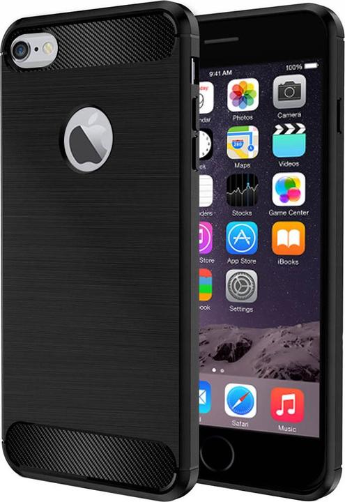 Produktbild Techsuit - Carbon Silicone - iPhone 6 / iPhone 6s - Black (Apple iPhone 6)