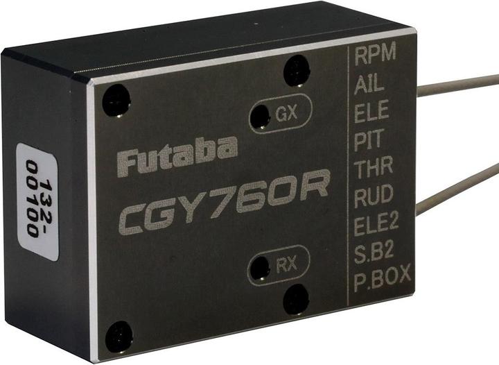Actual product image Futaba CGY760R Gyro with GPB-1 Programmer