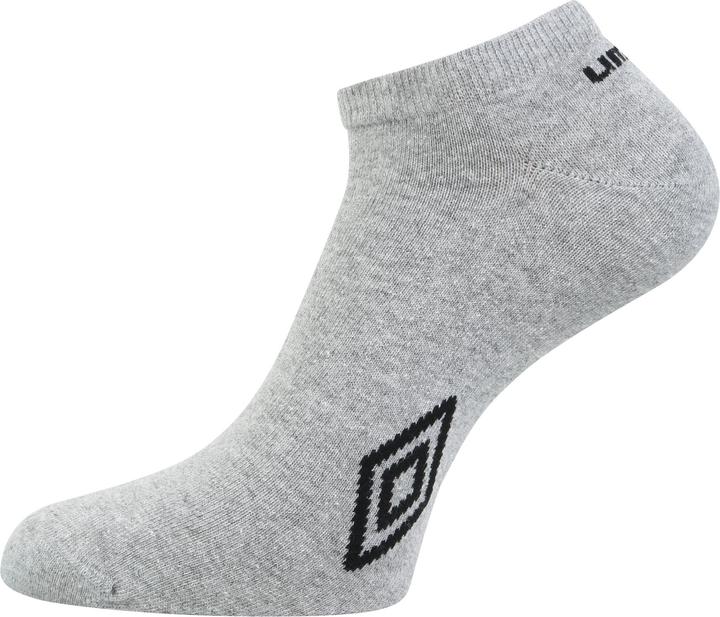 Produktbild Umbro Logo Trainer Socken Erwachsene (3er Pack) (3er Pack, 39.5 - 45.5)