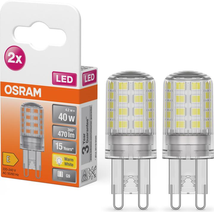 Actual product image Osram G9 Burner (G9, 4.20 W, 470 lm, 2 x, E)