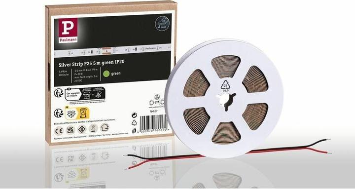 Image du produit Paulmann Pro Strip Silver P25 (Vert, 500 cm, Intérieur)