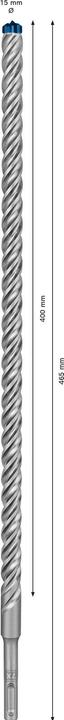 Actual product image Bosch Professional Zubehör Expert SDS plus-7X hammer drill, 15 x 400 x 465 mm (15 millimetres)