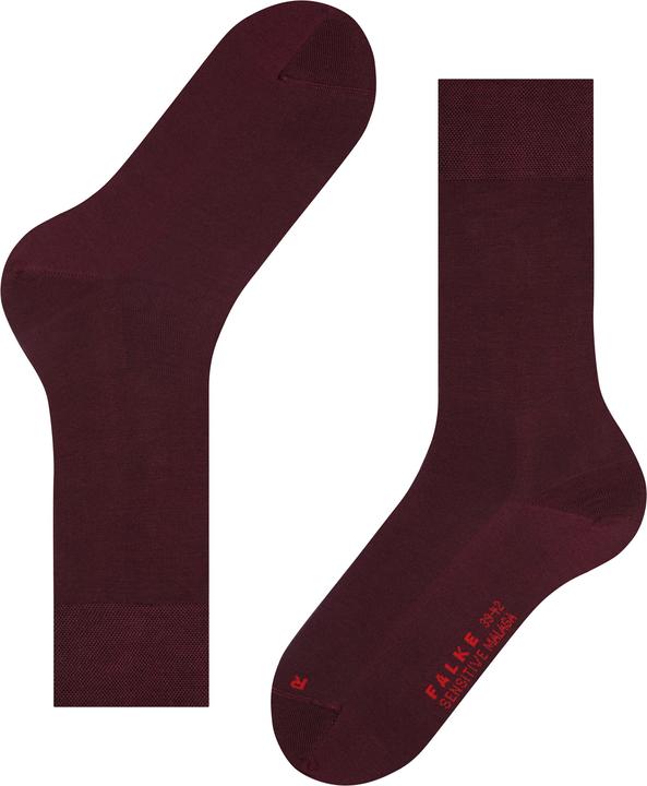 Image du produit Falke Malaga Sensitive (Lot de 3) Chaussettes hommes, couleur 8596 barolo, taille 39-42 (Une unité par pack, 39 - 42)