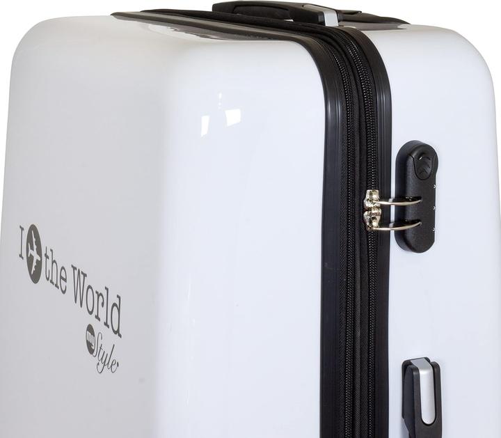 Produktbild Trendyshop365 Hartschalenkoffer mit Städtedesign (66 l, M (50 - 90l))