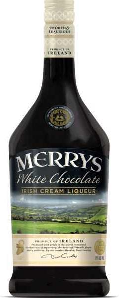 Actual product image Merrys white chocolate (1 x 70 cl)