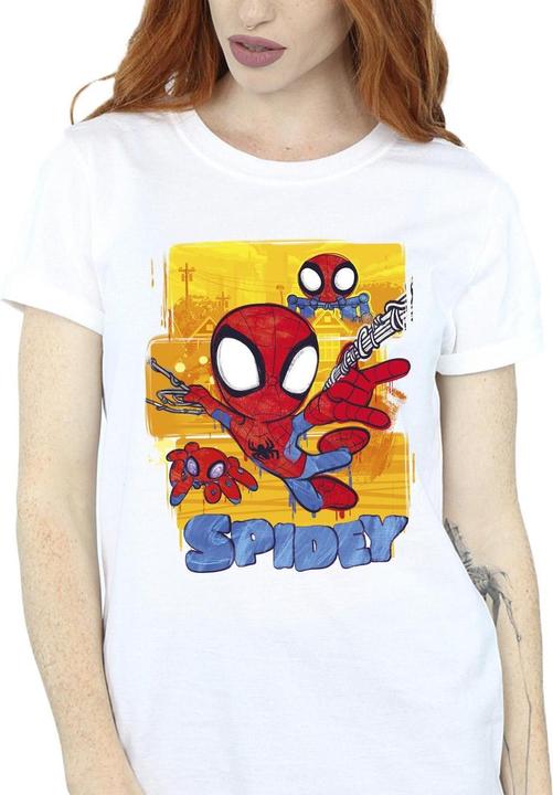 Immagine prodotto Spidey And His Amazing Friends Flying Maglietta Ampia Donna (4XL)