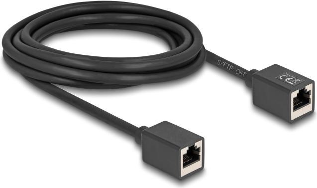Immagine prodotto Delock Cavo di estensione della rete che accoppia la presa RJ45 a R (S/FTP, CAT6a, 3 m)