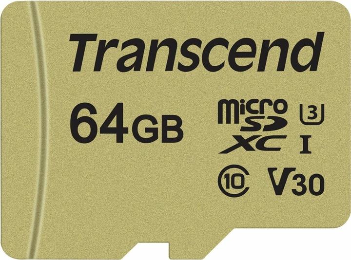 Produktbild Transcend 64GB UHS-I U3 SD CARD (64 GB, microSDXC, U3, UHS-I)