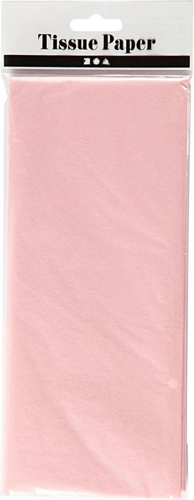 Image du produit Creativ Company Papier de soie rose clair 10 feuilles 14 gr, 50x70cm (14 g/m², 10 x)