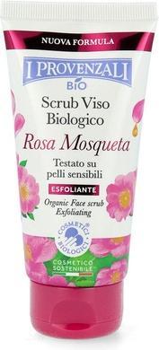 I Provenzali Scrub Viso Biologico con Muschio Rosa e Rosa Selvatica 75ml (Lozione detergente, 75 ml)