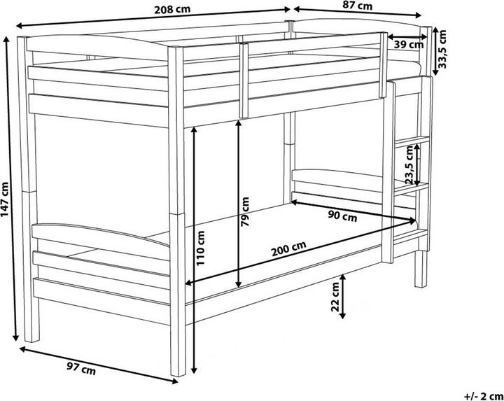 Produktbild Beliani Regat (90 x 200 cm)