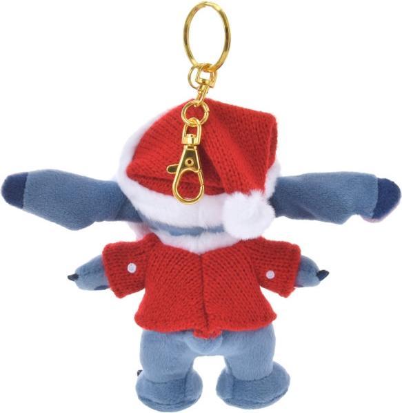 Actual product image Disney Stitch plush keyring Christmas