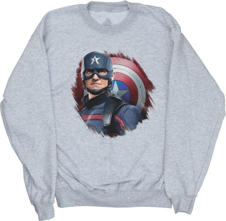The Falcon And The Winter Soldier Captain America Stare Sweatshirt Jungen